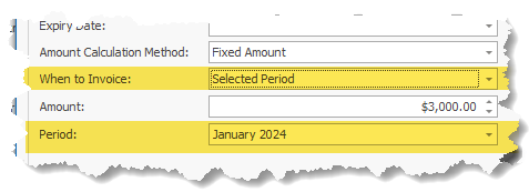 Suppliers - Additional Items To Invoice - Selected Period