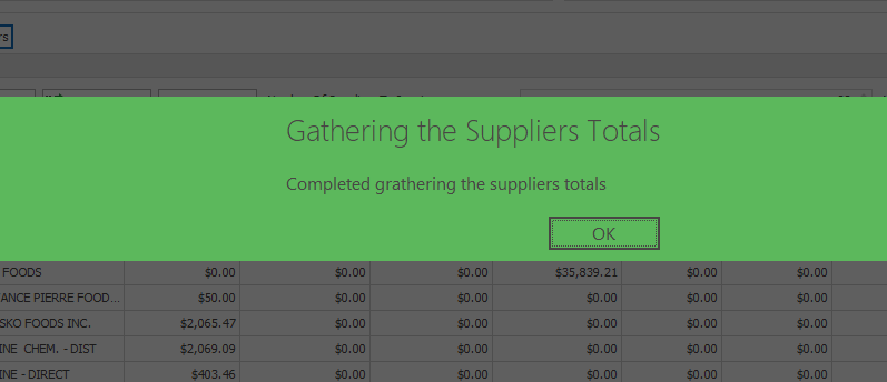 Supplier Distirbutor Invoicing - Process Completed