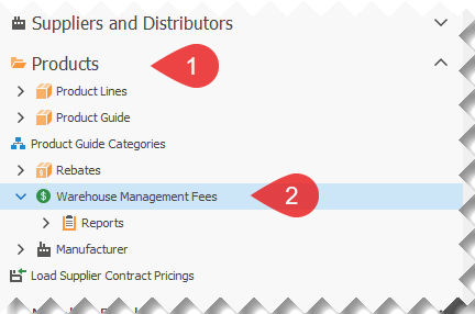 WarehouseManagementFee-OpenWarehouseList